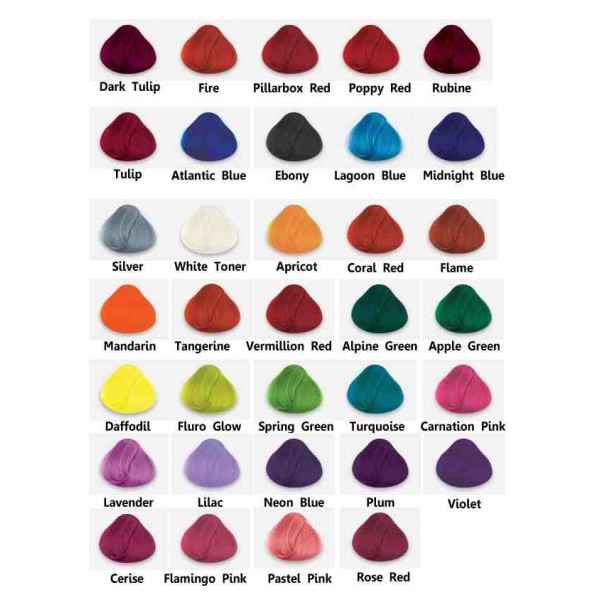 Vital Hair Maxima Colour Chart
